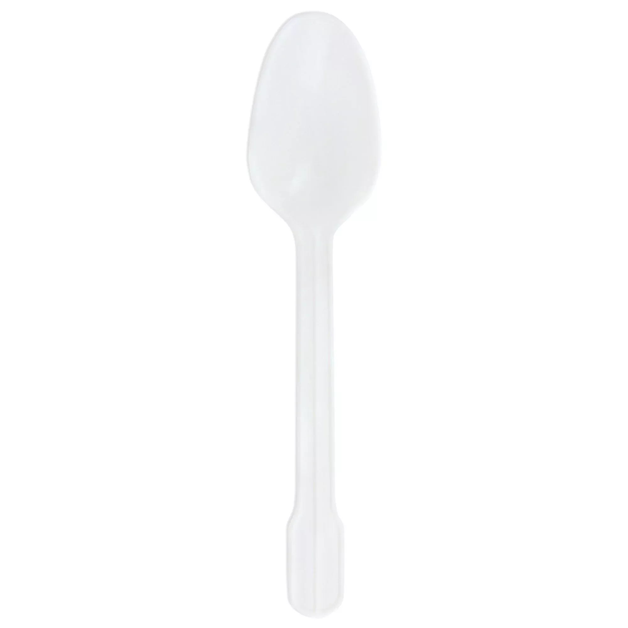 McKesson White Polypropylene Spoon