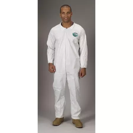 Med-Tech Resources Coverall MicroMax NS Medium White Disposable NonSterile - M-941106-4105 - Box of 25
