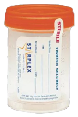 Medegen Starplex Sterile Specimen Containers