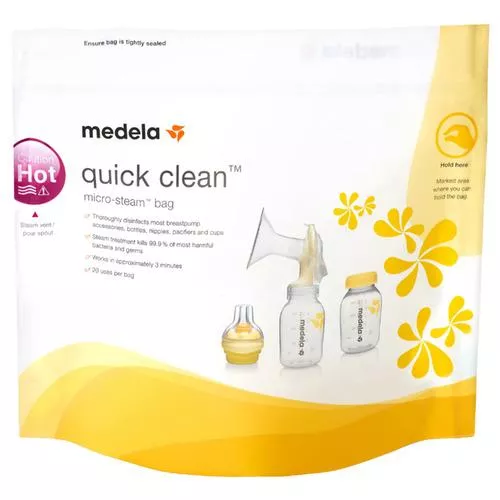 Medela Quick Clean Micro-Steam bags (5 Count)