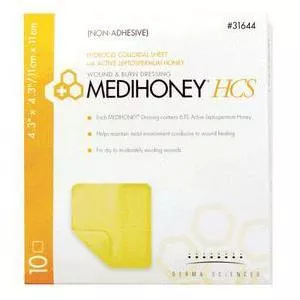 MEDIHONEY Non-Adhesive HCS Sheet 2.4 x 2.4