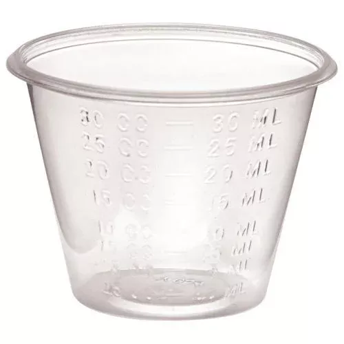 Medline Graduated Plastic Medicine Cups, Non-Sterile