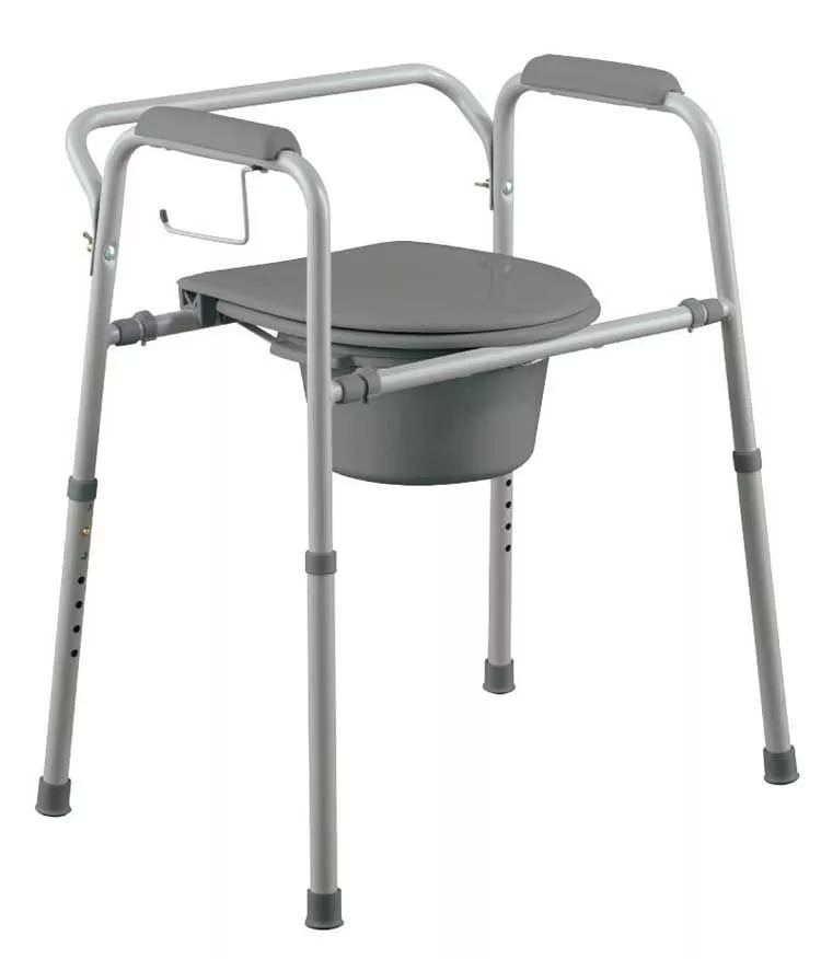 Medline Knockdown Commode with Microban