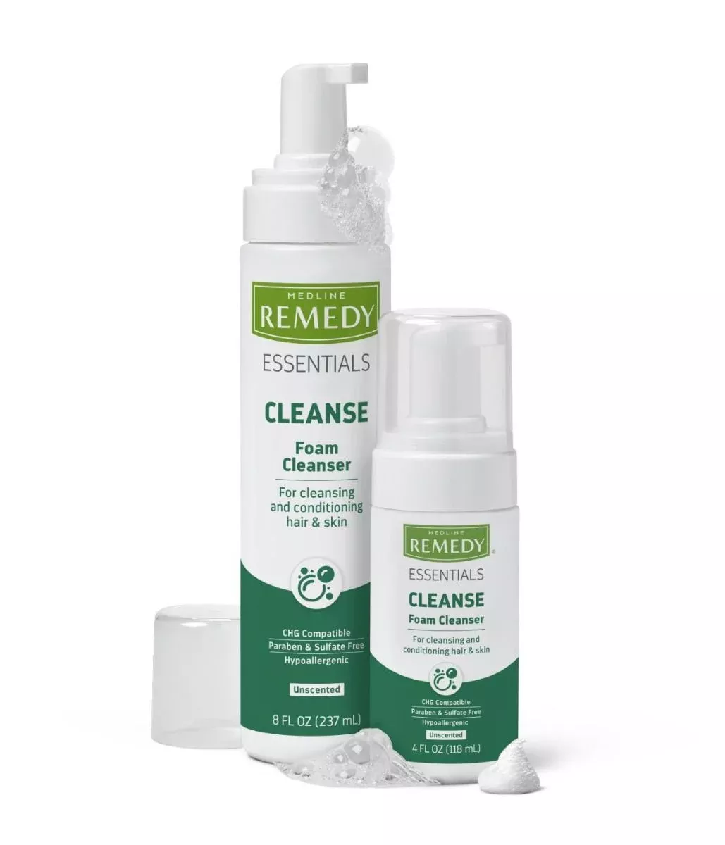 Medline Remedy Essentials No-Rinse Foam Cleanse