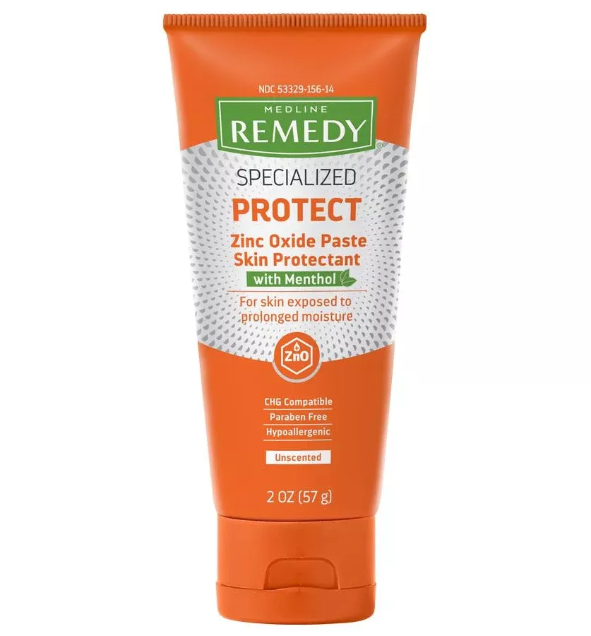 Medline Remedy Specialized Protect Zinc Oxide Paste Skin Protectant with Menthol