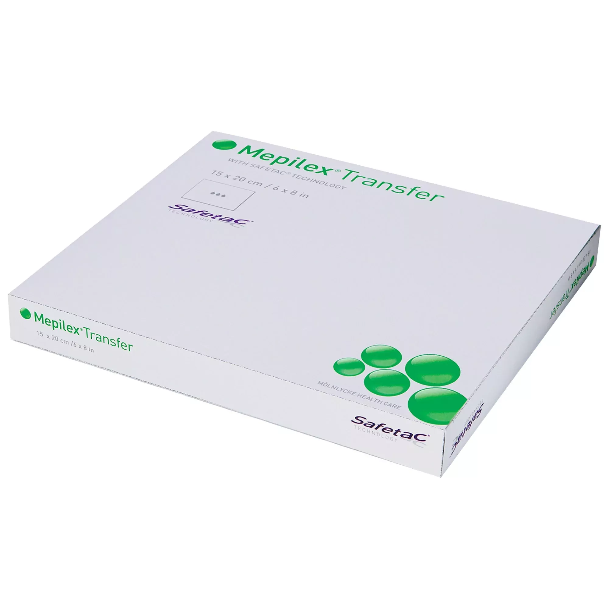 Mepilex Transfer Thin Foam Dressing, 6 x 8 Inch
