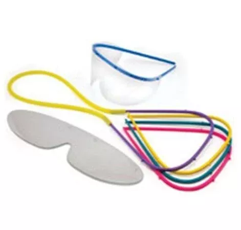 Metrex Research Protective Glasses Googles™ Antifog Coating Clear Tint Plastic Lens Assorted Color Frames Over Ear / Strap One Size Fits Most - M-868112-4638 - Case of 48