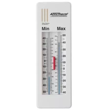 Min-Max Thermometer Min/Max Thermometer - 2.5"L x 1"D x 8"H