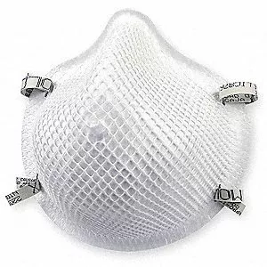 Moldex-Metric Particulate Respirator Mask Industrial N95 Cup Elastic Strap Small White NonSterile Not Rated - M-888606-4535 - Box of 20