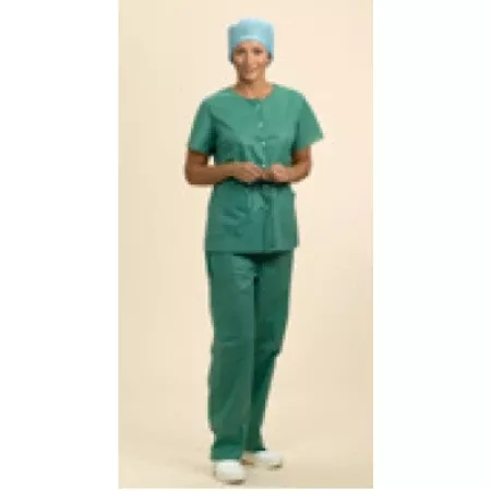 Molnlycke Scrub Pants Barrier Medium Green Female - M-402612-3251 - Case of 48
