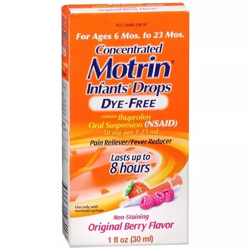 Motrin Concentrated Infants' Drops, Berry Flavor