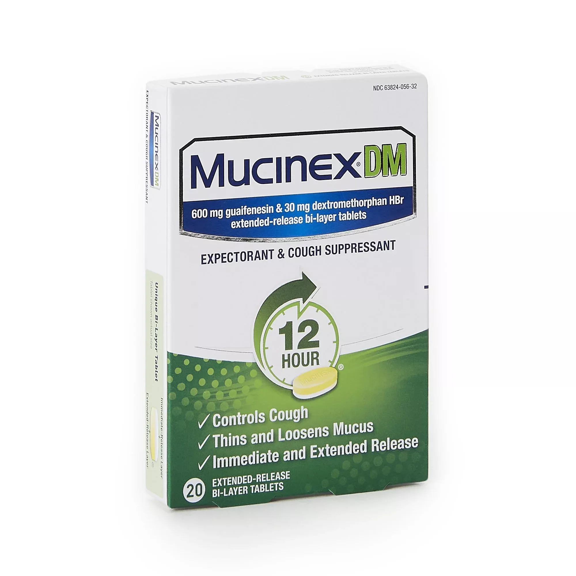 Mucinex DM Guaifenesin / Dextromethorphan HBr Cold and Cough Relief