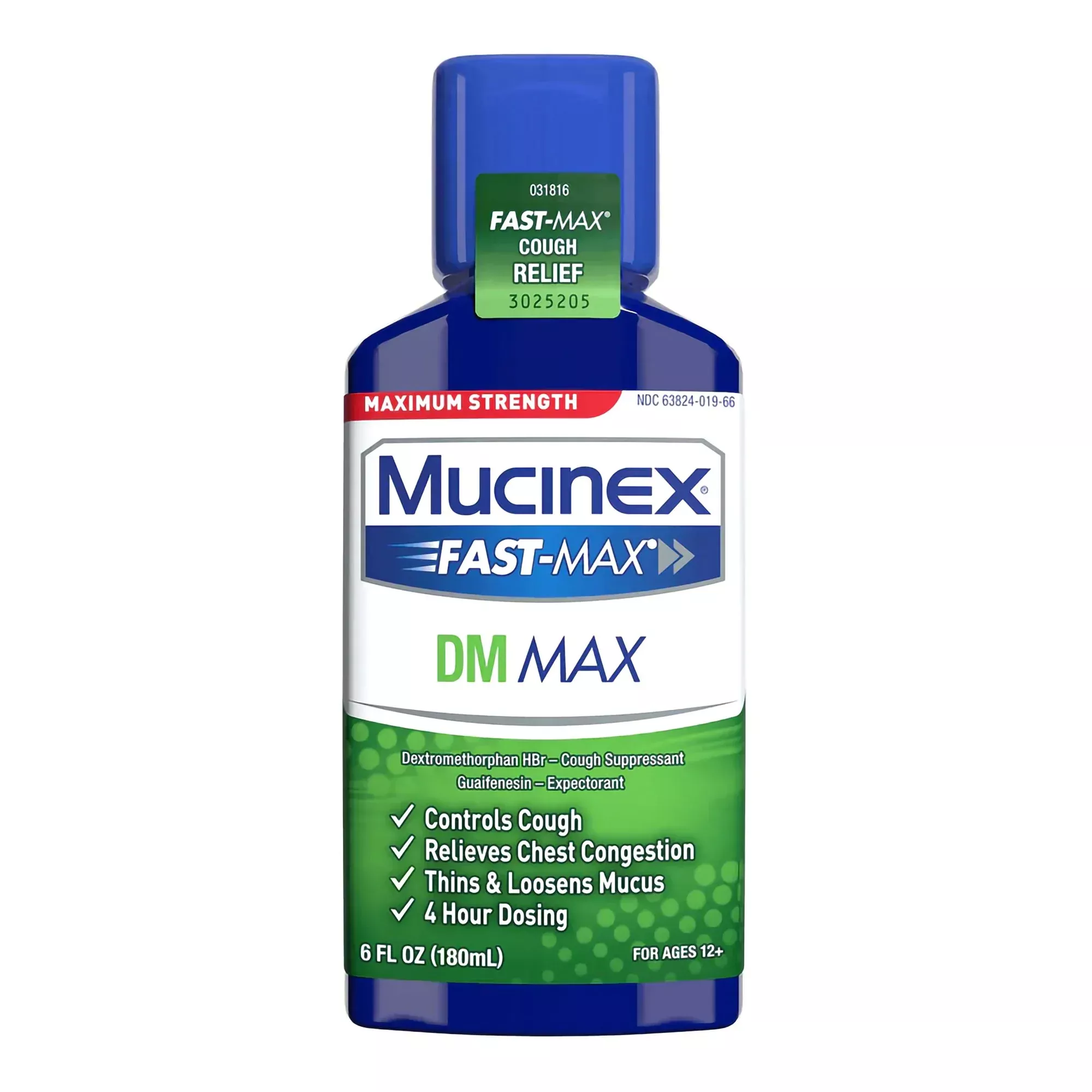 Mucinex Fast-Max™ DM Max Guaifenesin / Dextromethorphan Cold and Cough Relief