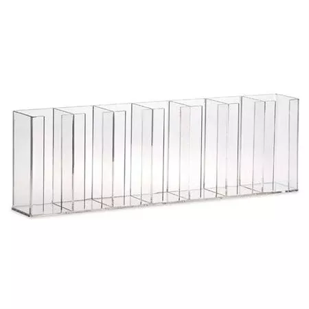 Multi-Place Media Dish Holder Seven-Place - 28"W x 4"D x 9"H