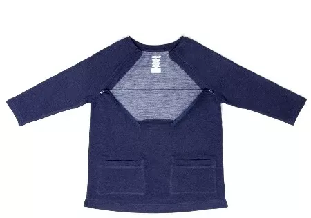 Narrative Apparel Knit Top AuthoredThe Irreplaceable Top X-Large Tomato 2 Pockets 3/4 Raglan Sleeve Female - M-1099860-3209 - Each