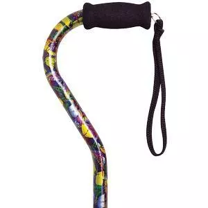 Offset Handle Cane, Butterfly