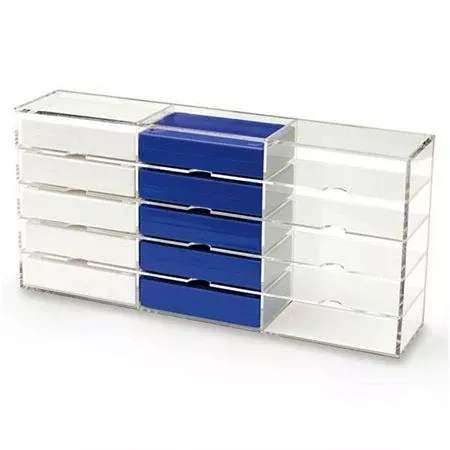 Organizer For 25-Place Slide Boxes - 17.5"W x 3.5"D x 8.25"H