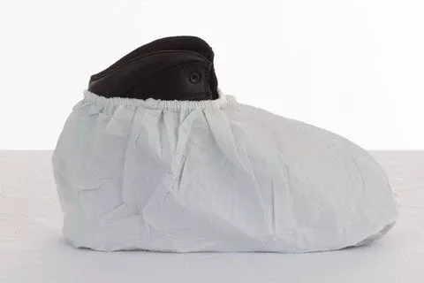 PANTek Technologies LLC Cleanroom Boot Cover GammaGuard CE One Size Fits Most Calf High Nonskid Sole White Sterile - M-1044050-3727 - Case of 200