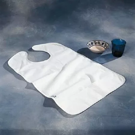 Patterson Medical Supply Bib Hook and Loop Closure Reusable Terry Cloth / Vinyl - M-580210-243 - Each