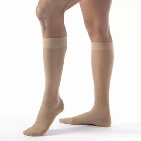 Patterson Medical Supply Compression Stocking JOBST Thigh High Small Beige Closed Toe - M-769252-3915 - Pair