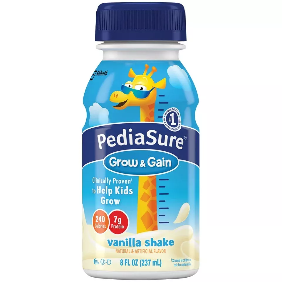 PediaSure Grow & Gain Vanilla Shake, 8-ounce bottle