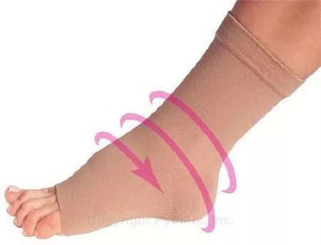 Pedifix Compression Sleeve Pedi-Smart Size 4 Beige Ankle - M-972796-2947 - Each