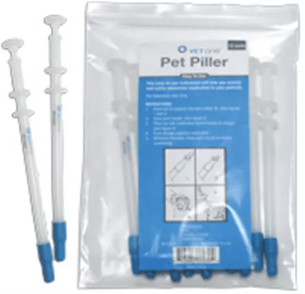 Pet Piller,White with Blue Tip , 12/PackVetone 616029