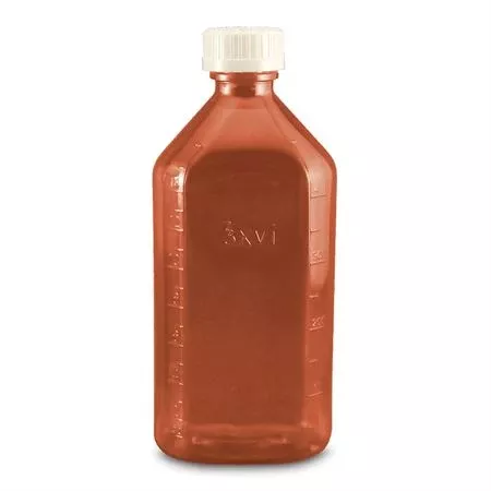 Pharmacy-Lite Amber Ovals with Child-Resistant Closures 8oz