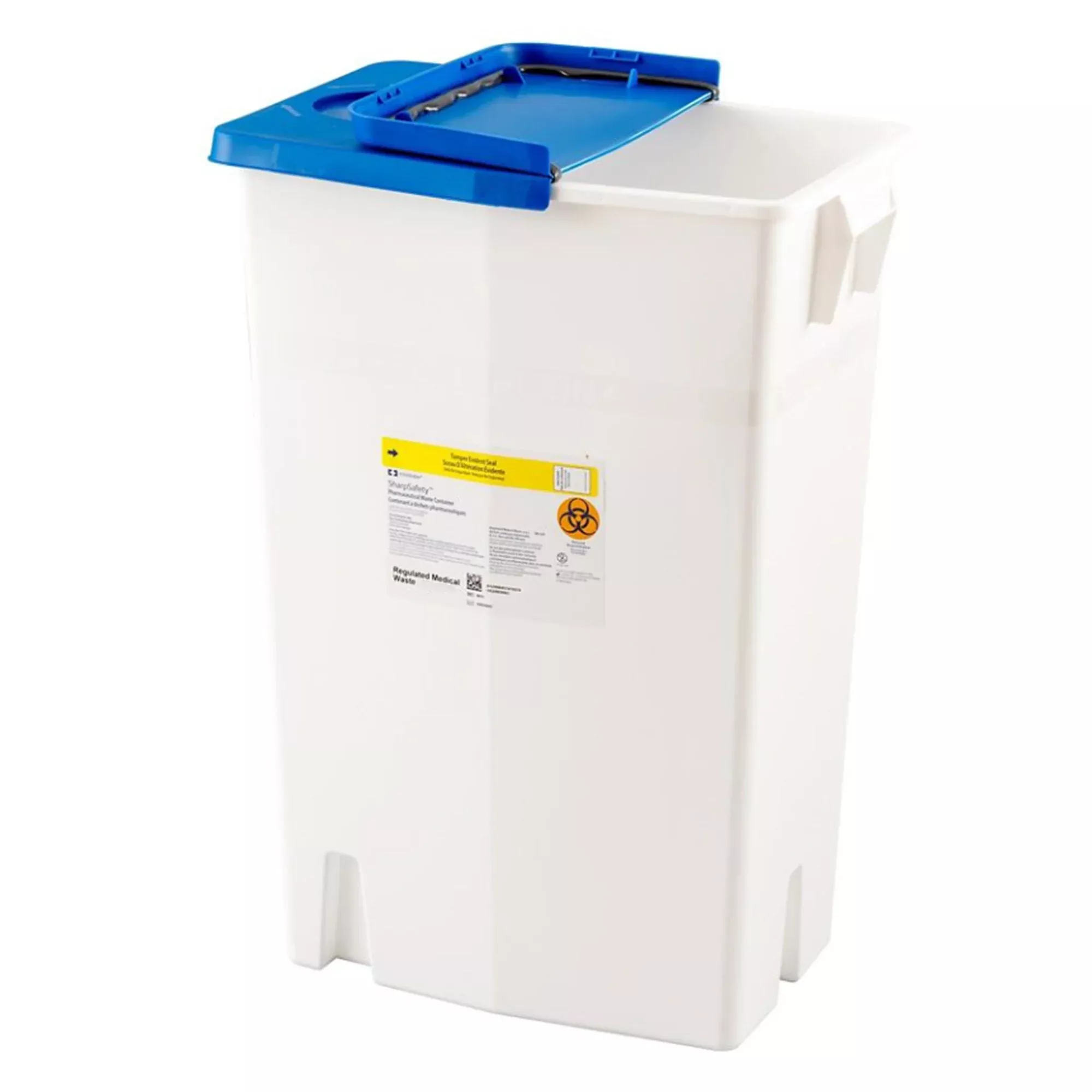 PharmaSafety™ Pharmaceutical Waste Container, 18 Gallon, 26 x 12¾ x 18¼ Inch