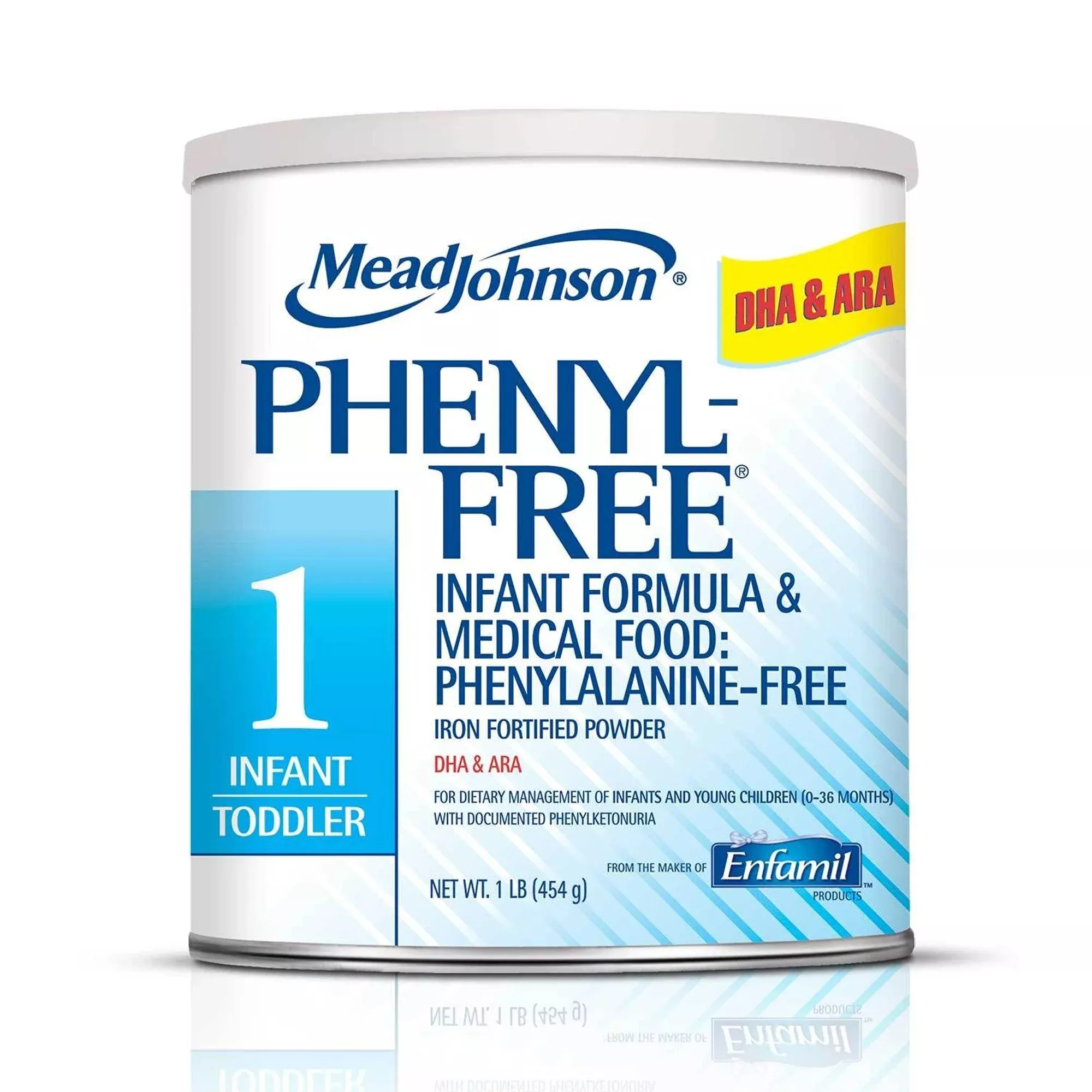 Phenyl-Free 1 Powder Infant Formula, 1-lb. can