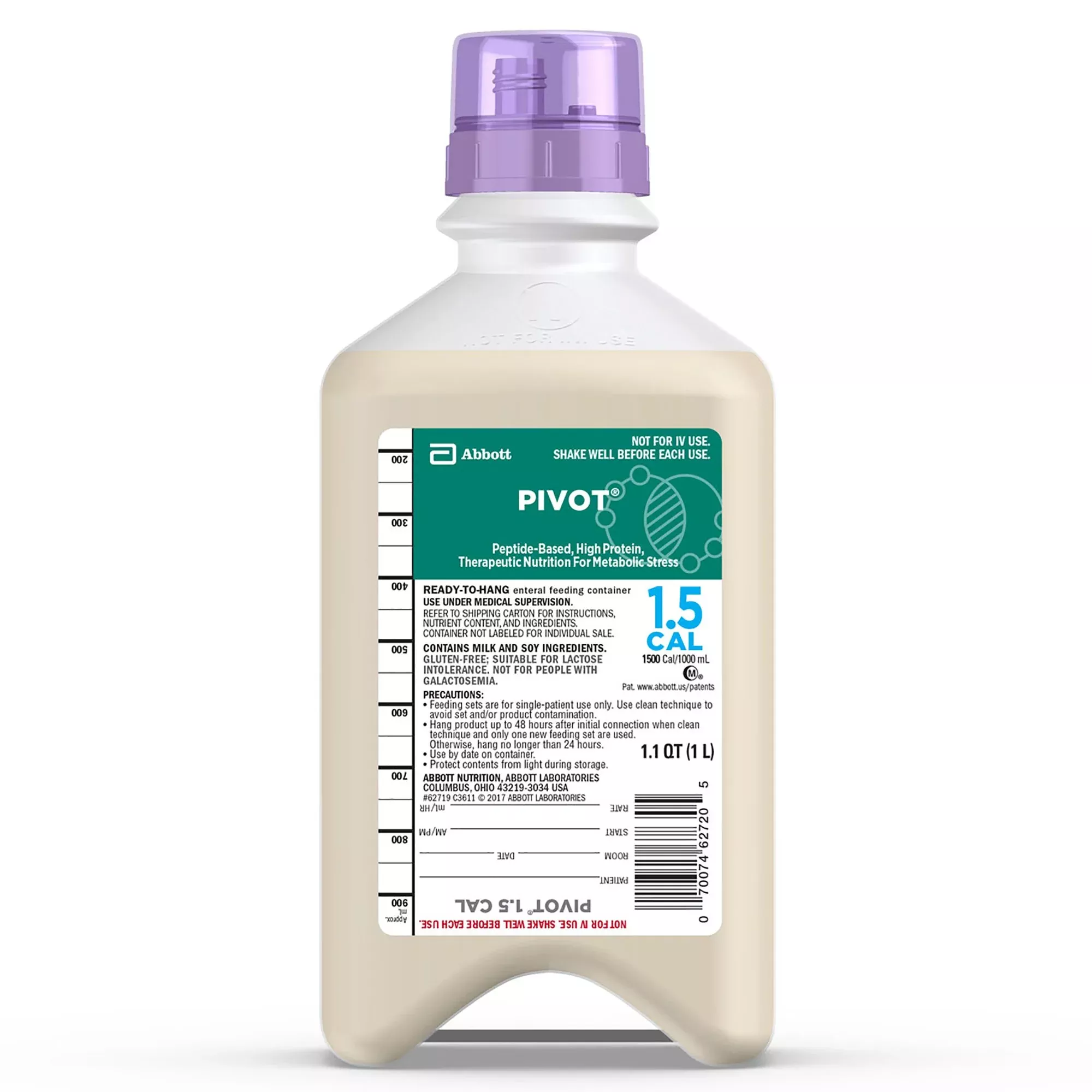 Pivot 1.5 Cal Tube Feeding Formula, 33.8-ounce bottle