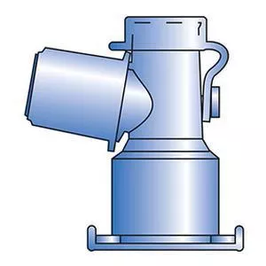 Pneupac Sterile Fiber-Optic Bronchoscope Dual-Axis Swivel Adapter