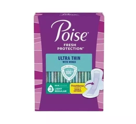 Poise Fresh Protection Ultra Thin Incontinence Pads