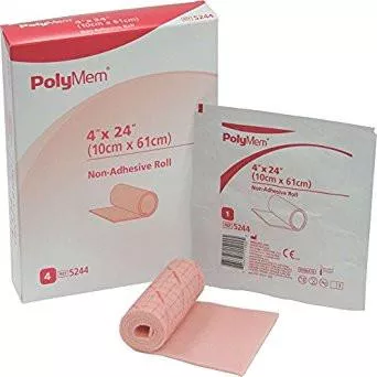 Polymem Non-Adhesive Roll PolyMeric Membrane Dressing 4" x 24"