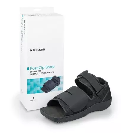 Post-Op Shoe McKesson Large Unisex Black - M-1159128-3735 - Each