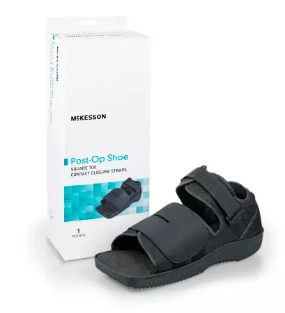 Post-Op Shoe McKesson Medium Unisex Black - M-1159127-1242 - Each