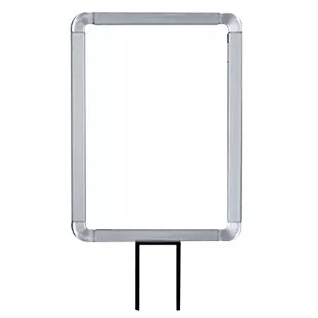 Post-Top Signage Satin Aluminum - 11" x 14