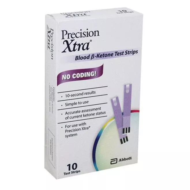 Precision Xtra End/Top Fill Blood Ketone Strip