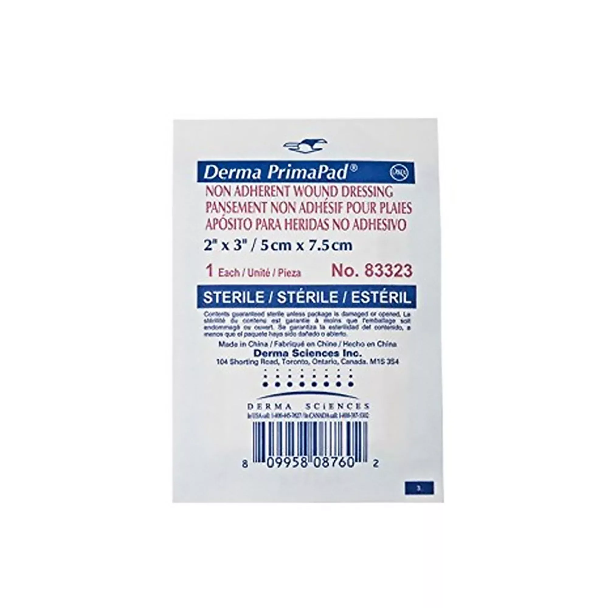 Primapad Non-Adherent Dressing, 2 x 3 Inch, 1-Ply