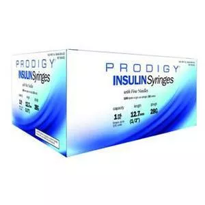 Prodigy Insulin Syringe 31G x 5/16", 1/2 mL (100 count)