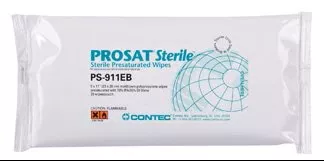 PROSAT Sterile™ PreSaturated Cleanroom Wipe