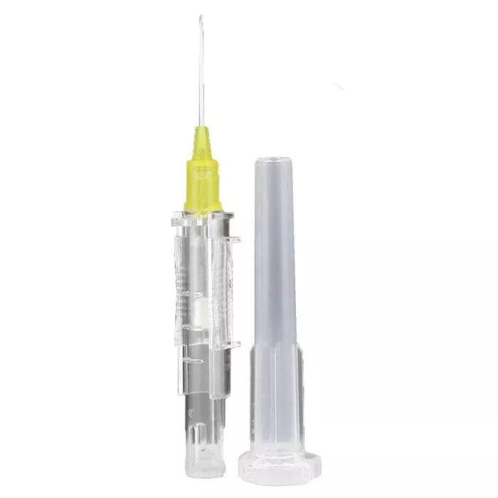 Protectiv Plus Safety IV Catheter 24G x 3/4" L, Yellow