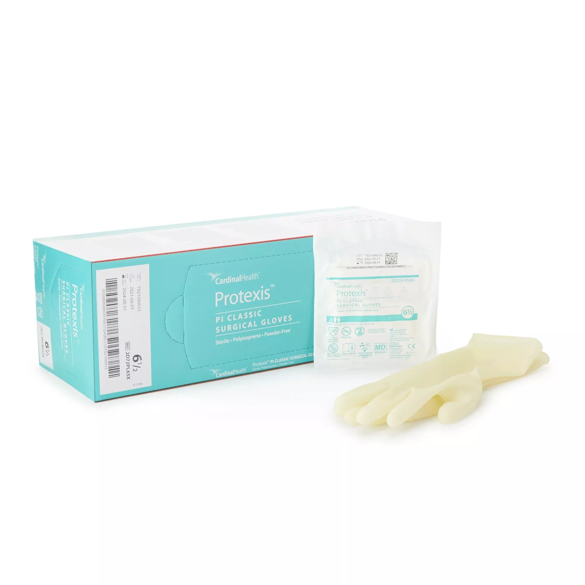 Protexis™ PI Classic Polyisoprene Surgical Glove, Size 6.5, Ivory