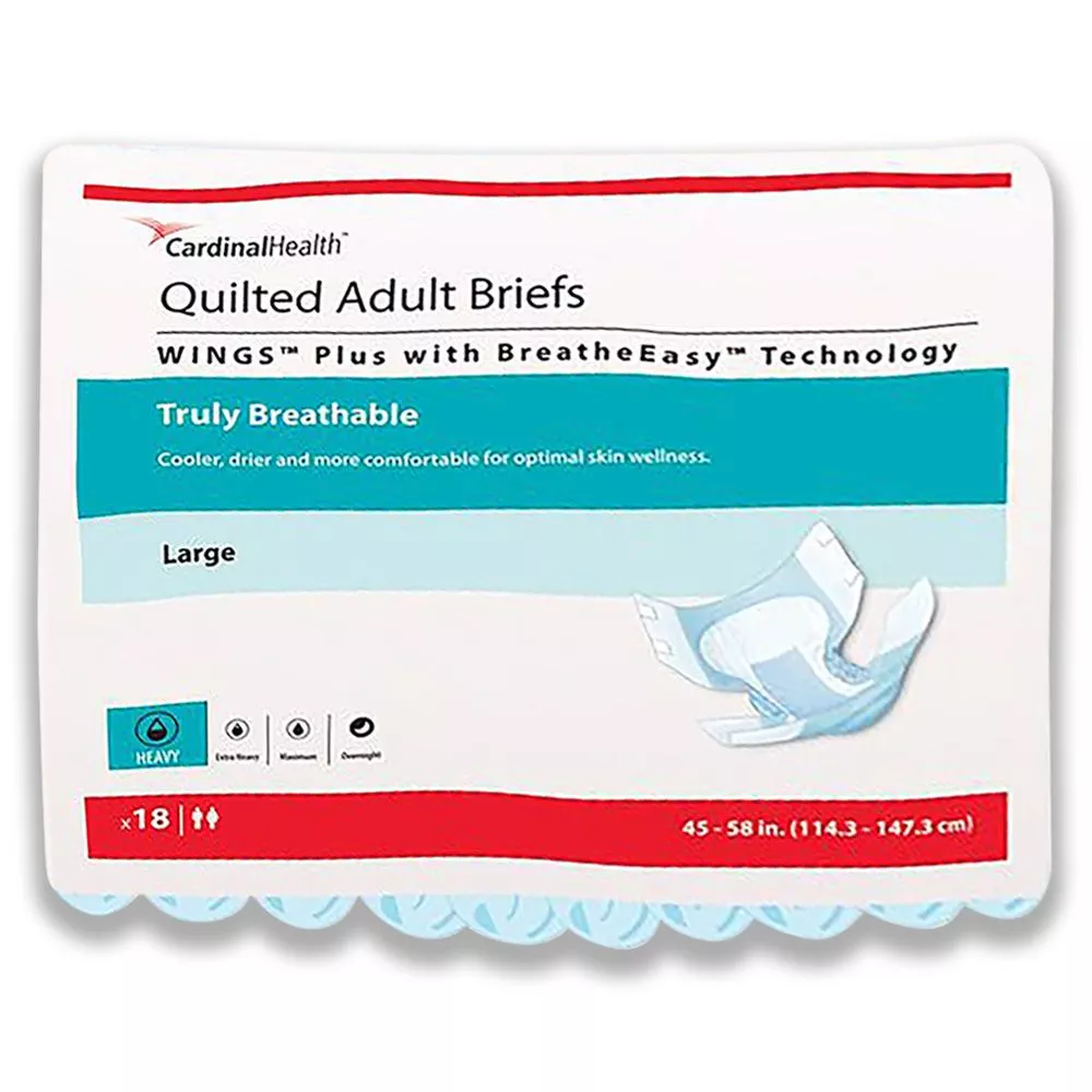 Quilted Plus Breathable Briefs with BreatheEasy Technology