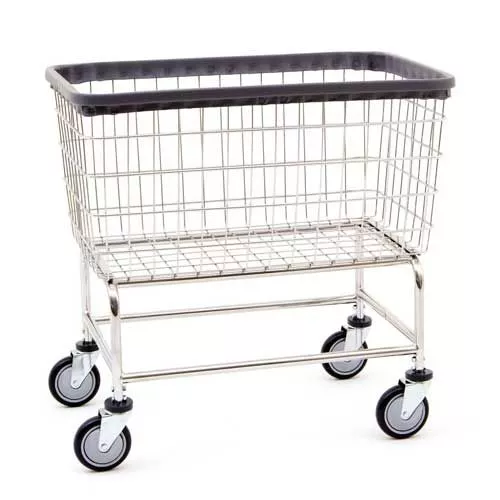 R&B Wire Standard Laundry Cart and Heavy Duty Large Capacity