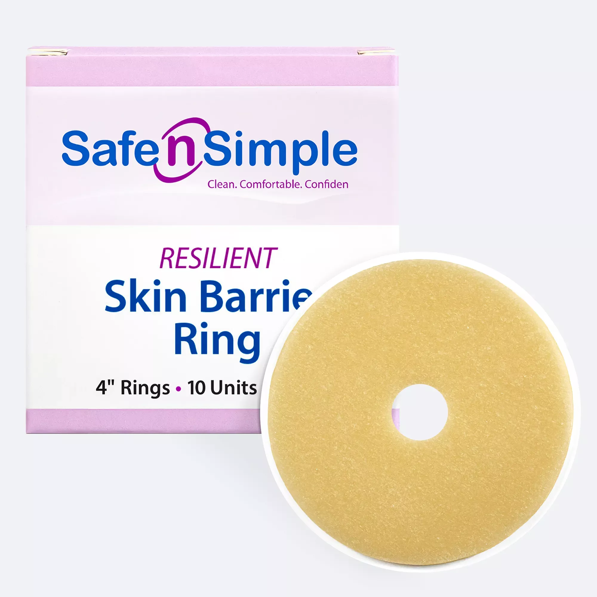 Safe n' Simple Resilient Skin Barrier Ring 4"