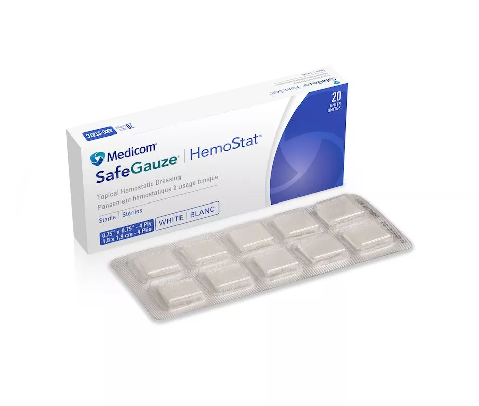 SafeGauze HemoStat Topical Hemostatic Dressing