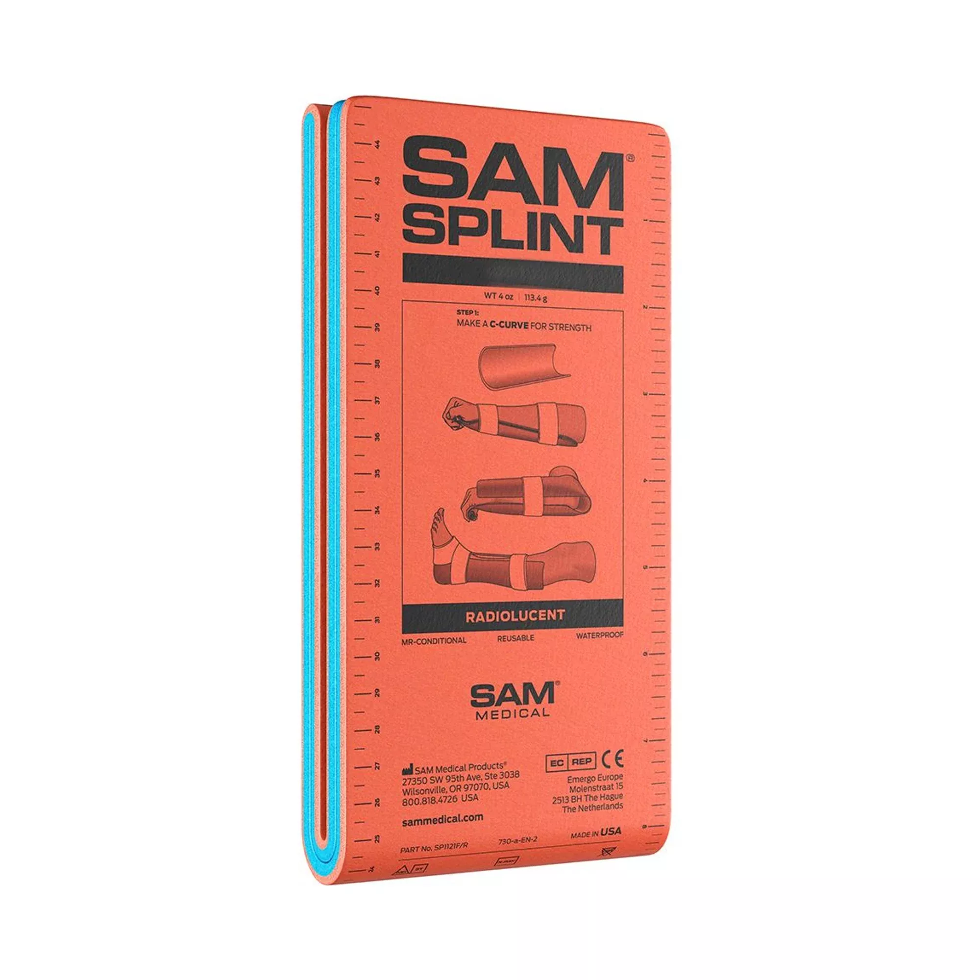 Sam Arm Splint, 4½ Inch x 1 Yard