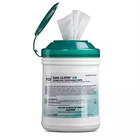 Sani-Cloth Germicidal Wipes HB - Alcohol-free - 160/canister