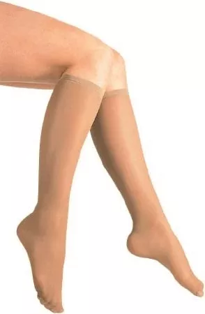 Scott Specialties Compression Stocking Knee High Small Beige Closed Toe - M-1046361-384 - Pair
